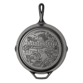 American Road Trip: 12 Inch Seasoned Cast Iron Skillet, Massachusetts