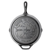 Lodge 12 Inch Seasoned Cast Iron Skillet, Spacious Skies